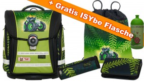 McNeill Schulranzen Set Greentrac Ergo Light Compact flex 4-teilig