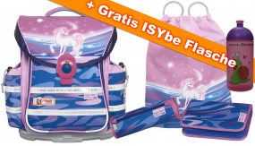 McNeill Schulranzen Ergo Light Plus Set 4-teilig Magic Horse