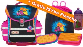 McNeill Schulranzen Set Ergo Light COMPACT flex Fashion-Line Scotty 4-teilig